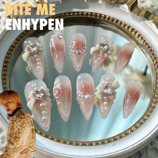 BITE ME / ENHYPEN pearl jacket inspired ($18)